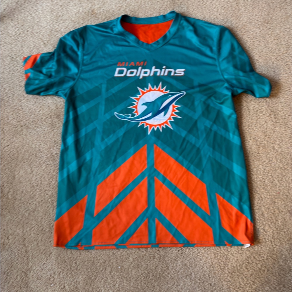Miami Dolphins Graphic Jersey T-Shirt‎